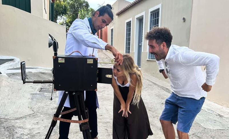 Vintage photoshooting with a box camera - Vintage Photoshooting with a Box Camera in Central Greece
