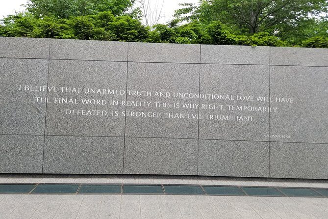 Virtual Tour of Martin Luther King Memorial - Key Points