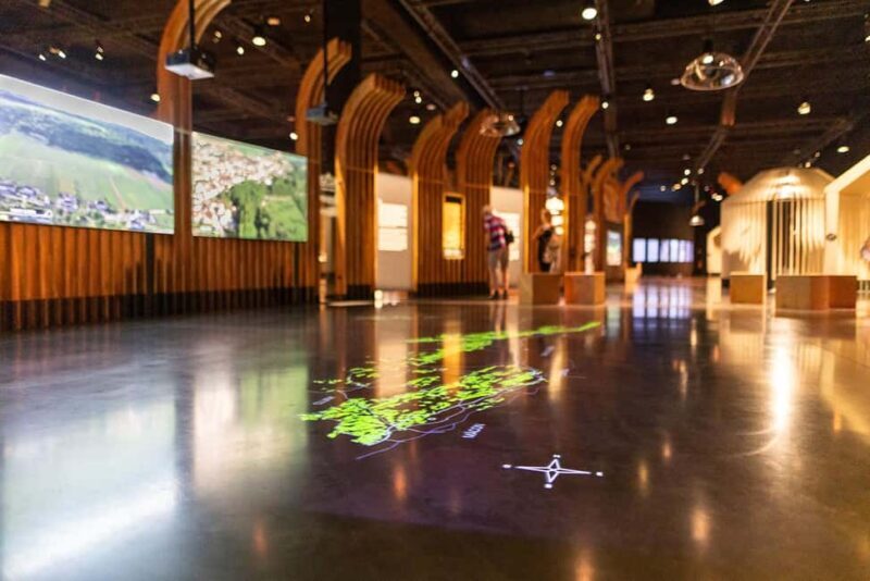 Visitor trail of the Cité in Beaune - Exploring the Burgundy Experience at the Cité