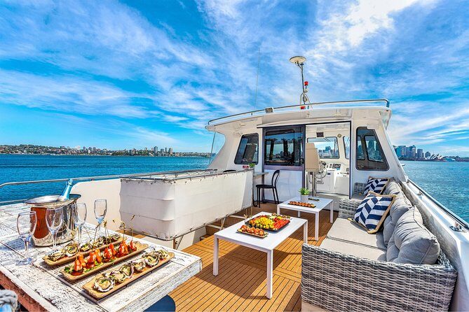 Vivid 90-Minute Sydney Harbour Intimate Catamaran Cruise with Canapes - Experience the Magic of Vivid Sydney from the Water