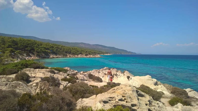 Vourvourou: Private Cruise to Orange Beach & Sithonia Coast - Key Points