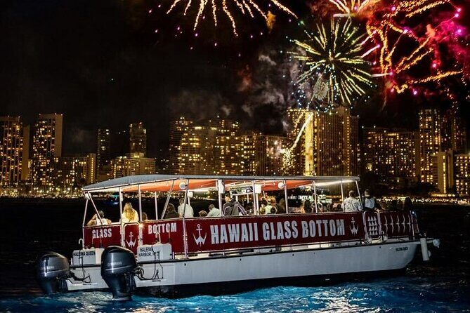 Waikiki Glass Bottom Boat Fireworks Tour - Waikiki Glass Bottom Boat Fireworks Tour: A Night on the Water with a View