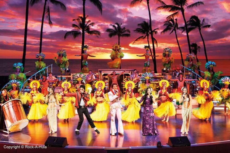 Waikiki: Rock-A-Hula Show Ticket and Buffet Option - Key Points