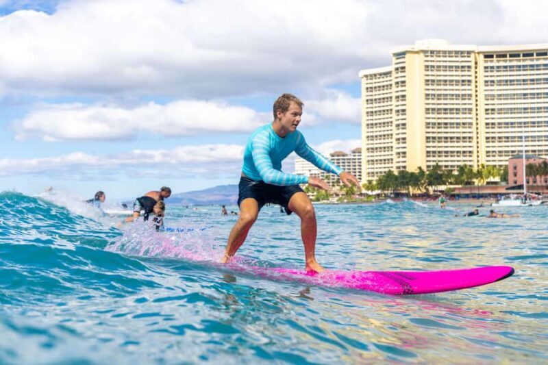 Waikiki: Surf Lesson & Bonus Beach Setup (Chairs & Umbrella) - The Sum Up