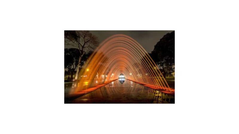 WALKING TOUR FROM MIRAFLORES MAGIC CIRCUIT OF WATER + LOCAL BUS TICKET - Discover Lima’s Nighttime Marvel: The Magic Water Circuit Walking Tour