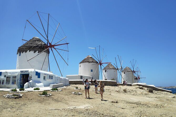 Walking Tour in Mykonos Town & Secluded Beach Picnic - Key Points