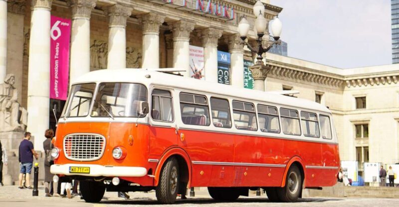 Warsaw: Highlights Guided Retro Bus Tour - Key Points