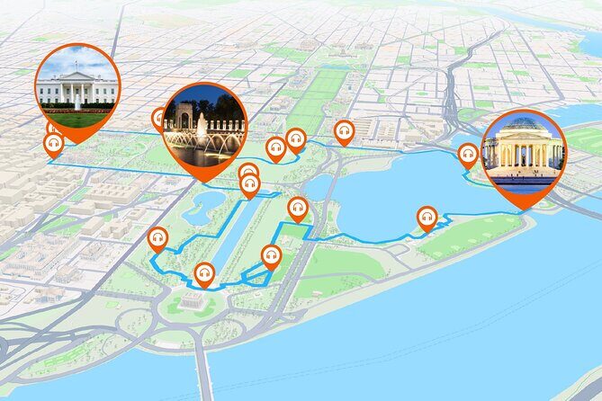 Washington Audio Guided Walking Tour 3h20 and 18 reviews - Practical Tips for Making the Most of This Tour