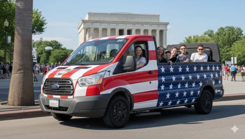 Washington DC History&Monuments Open Air Minibus Guided Tour - The Value for Your Buck