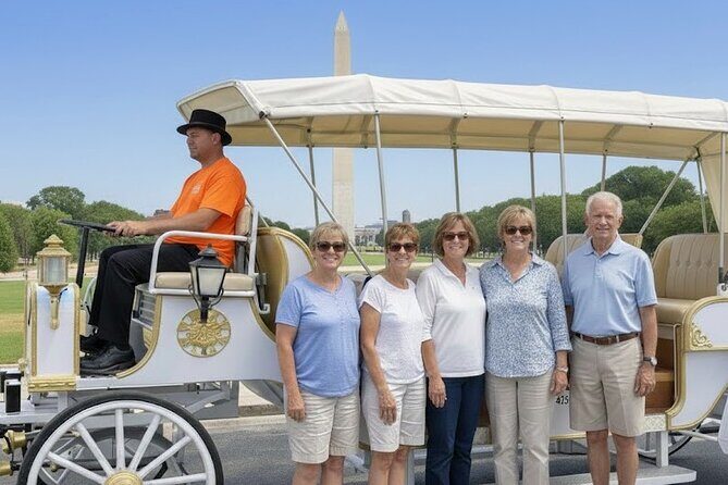 Washington DC Monuments Guided Carriage Tour - Key Points