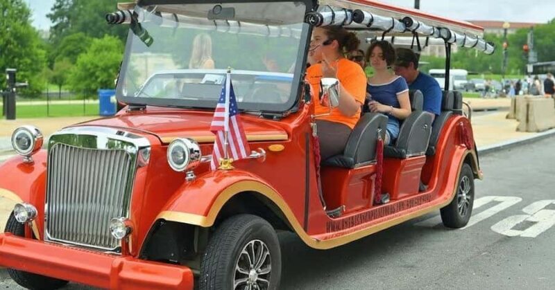 Washington DC Monuments & History Guided Electric Cart Tour - Key Points