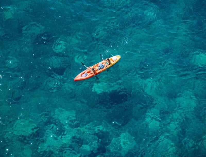 Water activity, kayak tours with a guide, cliff jumping - The Thrill of Cliff Jumping and Snorkeling