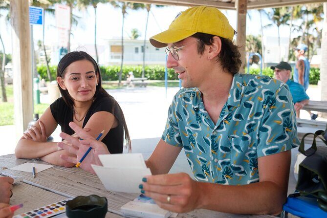 Watercolor Postcard Painting with a Local Artist - Key Points