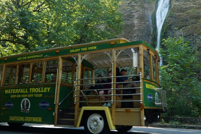 Waterfall Hop-On Hop-Off Trolley Tour Multnomah Falls Day Pass - Key Points
