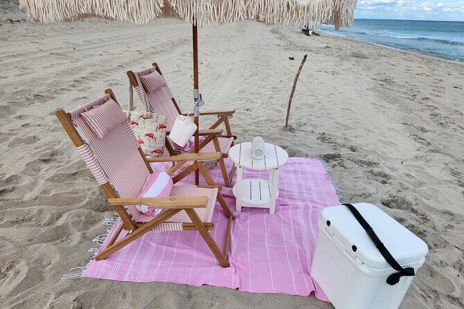 West Palm Beach Day: Cabana, Beach Chairs, Yeti, JBL, Towels + - An In-Depth Look at the Coastal Cabana Club Beach Experience
