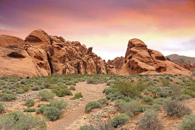 Whispers of the Desert: Sunset Journey Through the Valley of Fire - Unveiling Geology at the Visitor Center