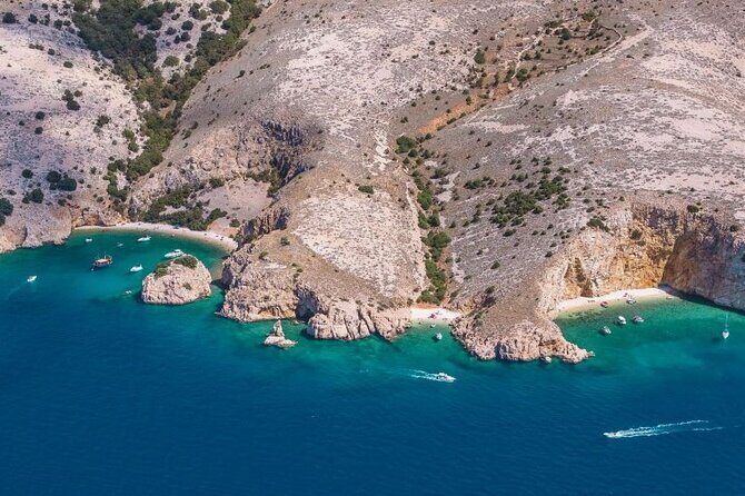 Wild bays of the Island of Krk and swimming with a pirate ship - Key Points