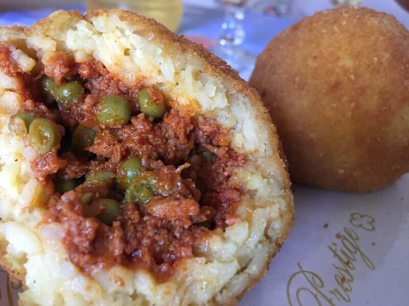 Wine tasting and arancini in a restaurant in Piazza Armerina - A Closer Look at the Experience
