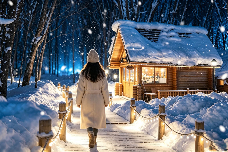 Winter Small Group Tour: Asahiyama Zoo & Biei Christmas Tree & Shirogane Blue Pond & Ningle Terrace Day Trip | Optional Hotel Pickup - From Sapporo to Asahiyama Zoo in the snow