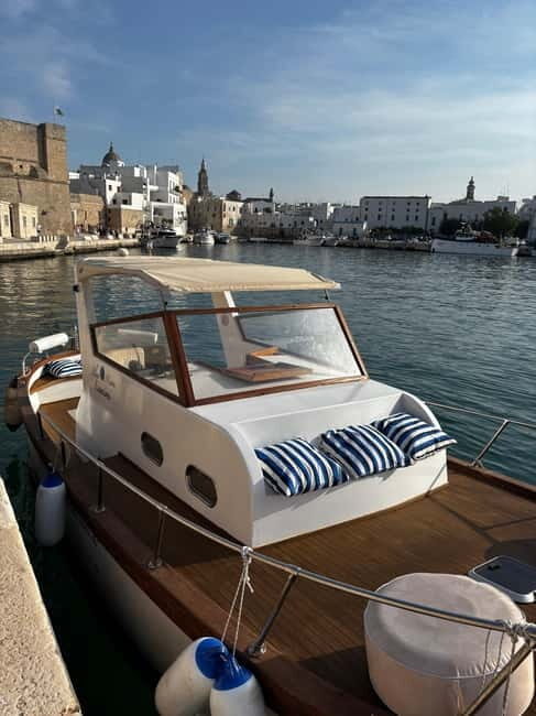 Wooden Gozzo Tour with Aperitif Towards the Beautiful Coast of Polignano - Key Points