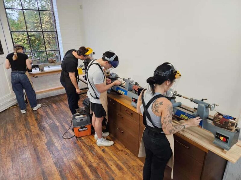 Wooden Pen Making Workshop with a Woodworker in Montreal - Discovering the Art of Wood Turning in Montreal