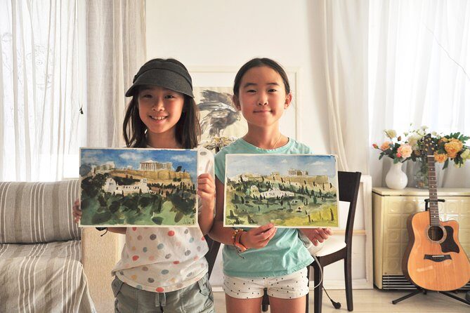 workshop for painting acropolis/landscape with local artist - Key Points