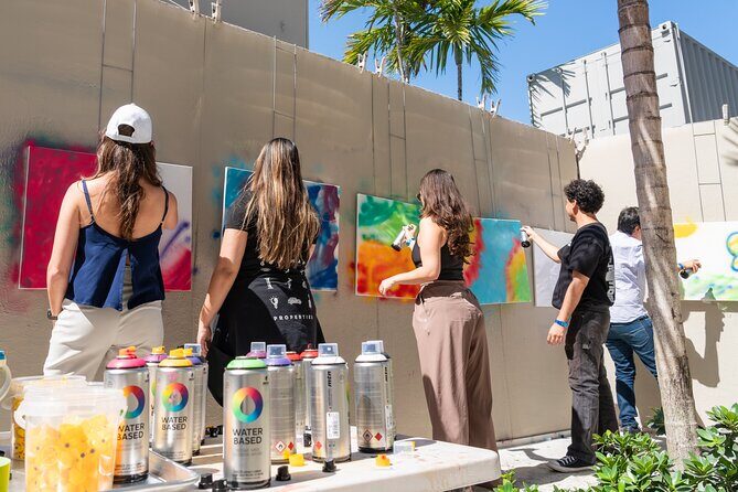 Wynwood Walls Street Art Experience : Spray Paint on Canvas - Key Points