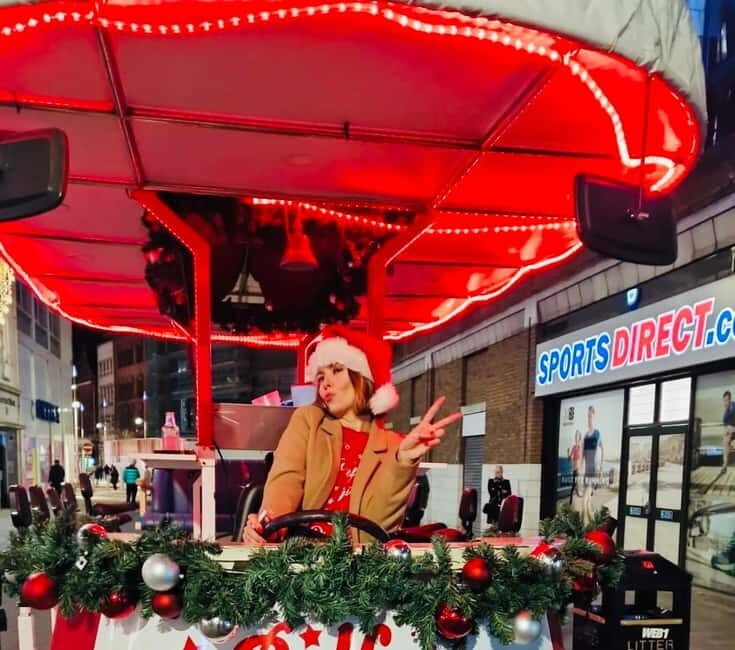 X Mas Party Bike Sparkle Tour (with free Santa hat!) - Key Points