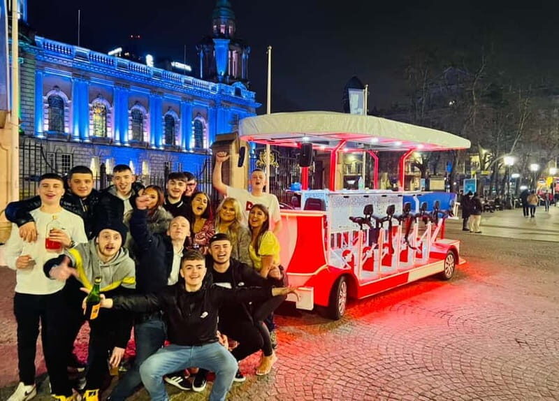 X Mas Party Bike Sparkle Tour (with free Santa hat!) - What to Expect from the Belfast Christmas Sparkle Tour