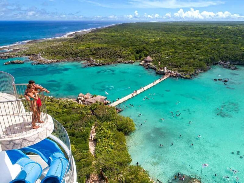 Xel-Ha Park Admission with Food and Open Bar Included - Key Points