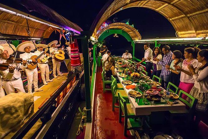 Xoximilco Night Cruise With Round Transportation from Tulum City - Key Points