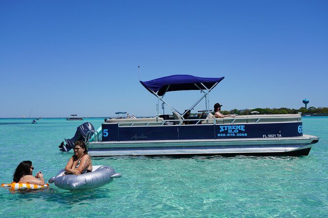 Xtreme H2O 12 Passenger Pontoon Rental Adjacent to Crab Island - Setting Sail with the Xtreme H2O 12-Passenger Pontoon Rental
