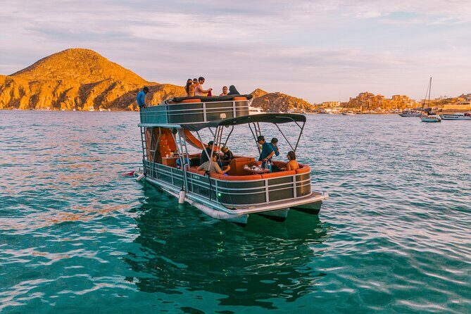 Yacht With Slide in Cabo San Lucas | 45 FT Pantoon - An Authentic Day on the Water with the Yacht and Slide in Cabo San Lucas
