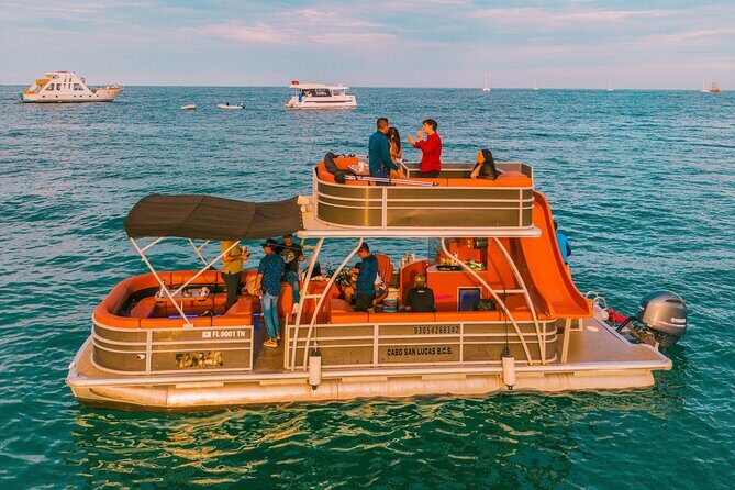 Yacht With Slide in Cabo San Lucas | 45 FT Pantoon - Who Will Love This Tour?