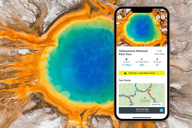 Yellowstone National Park Self-Guided Audio Tour - Key Points