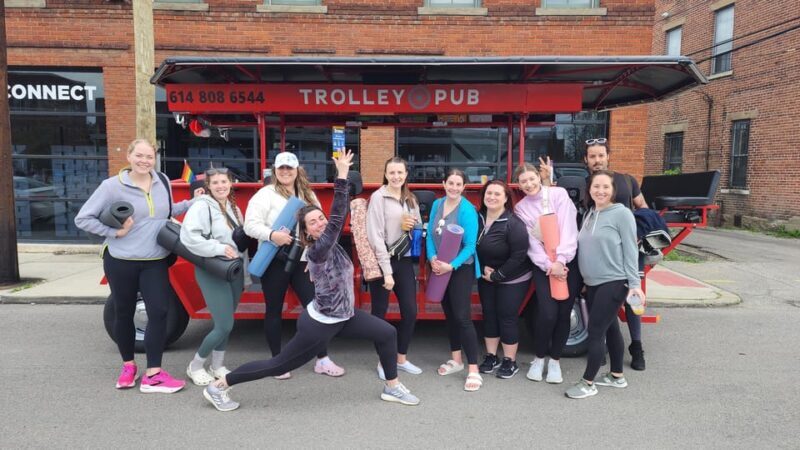 Yoga & Coffee Tour On The Trolley Pub - What You Can Expect on This Tour