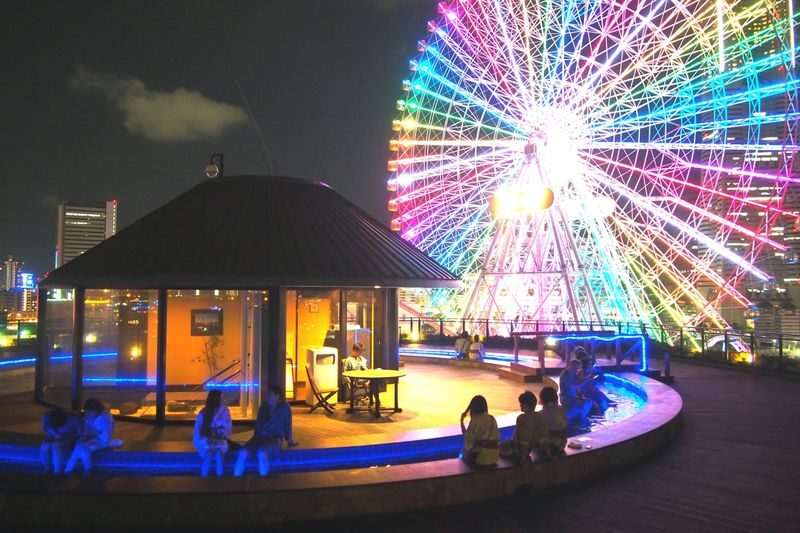 Yokohama Minatomirai Manyo Club Onsen Experience in Yokohama - Find the seventh-floor reception before you worry