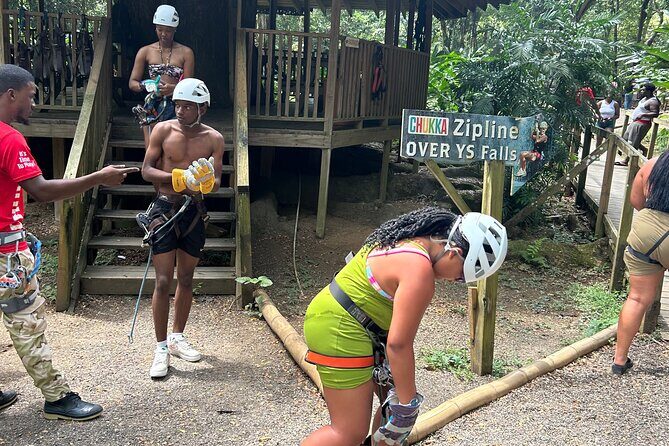 YS Falls and Zipline with Floyds Pelican Bar Full Day Tour - Transportation and Logistics