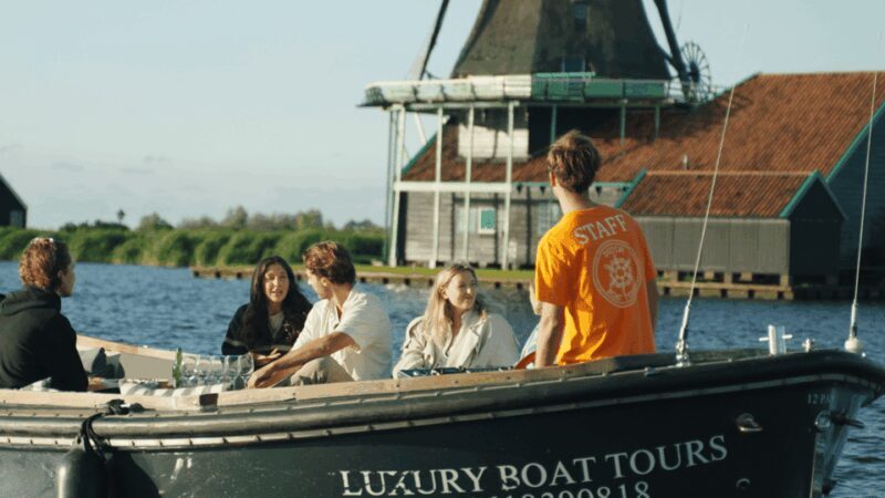 Zaanse Schans: Private Cruise + Live Guide, Optional Drinks - The Details of the Itinerary