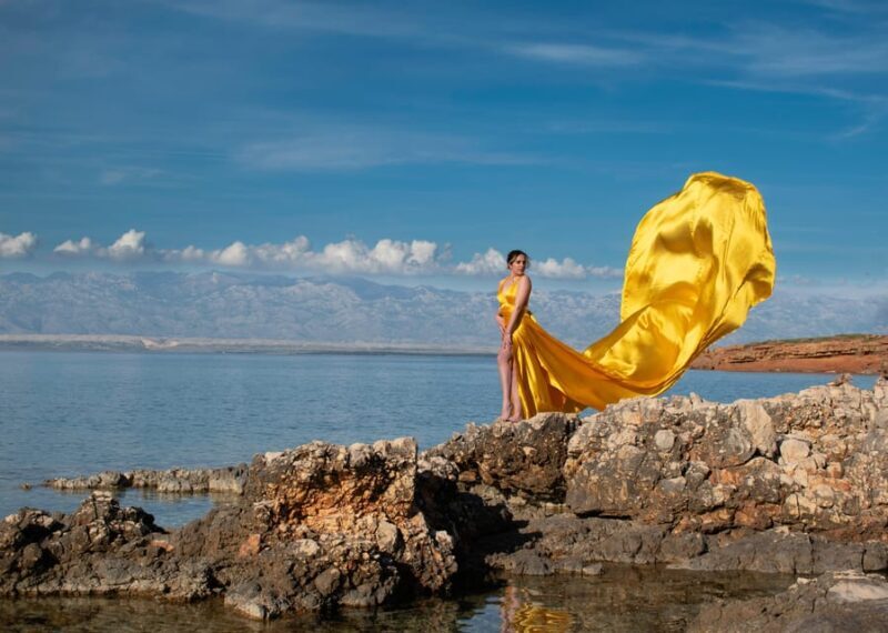 Zadar: Flying dress photo shoot - How the Experience is Structured