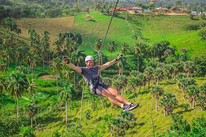 Zip Line Adventure in Punta Cana - Zip Line Adventure in Punta Cana: An Aerial Escape into the Caribbeans Green Canopy