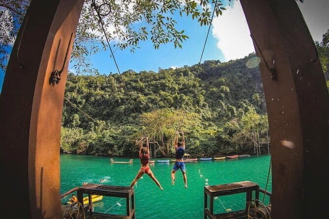 Zipline Dark cave & Paradise cave: Full-day Exploration - Key Points