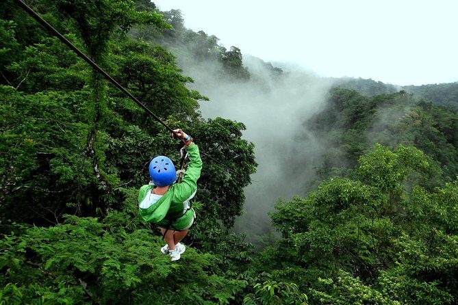 Zipline Over La Fortuna Waterfall - 7 Longest Lines - Key Points