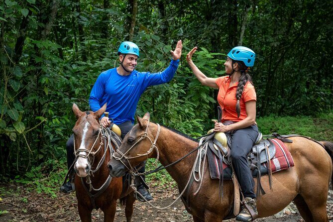 Zipline, Rappel and Horseback Riding Adventure Tour in La Fortuna - Key Points