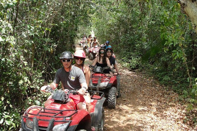 Zipline Tour includes Cenote Swim and ATV Circuit with round trip and lunch - FAQs