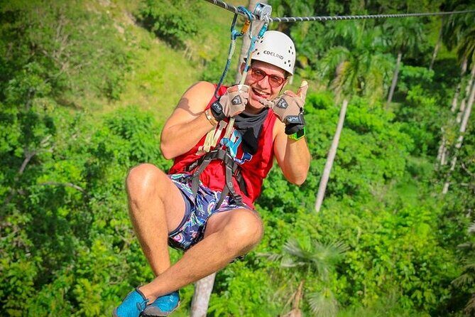 Zipline Xtreme Punta Cana 8 Lines and Hanging Bridge Adventure - Key Points