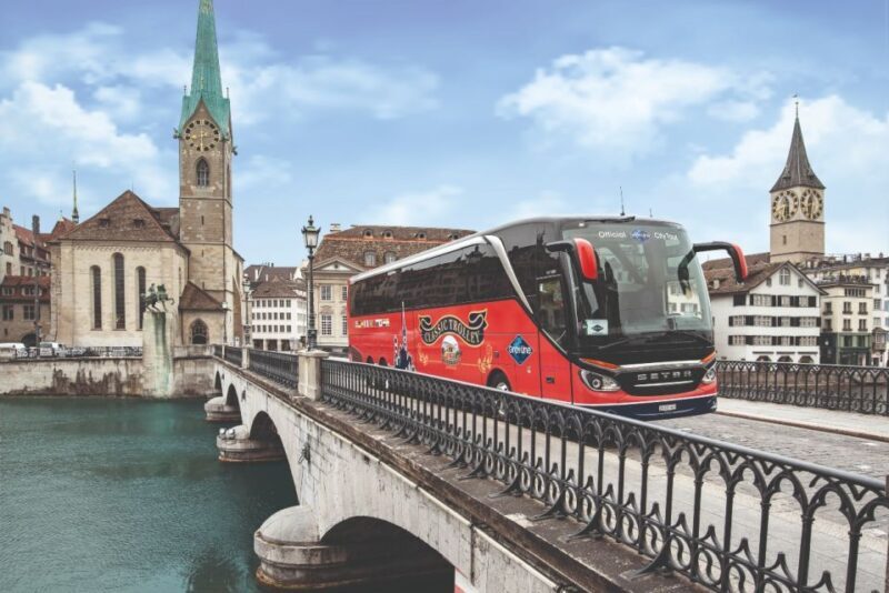 Zurich: City Bus Tour with Audio Guide and Lake Cruise - Key Points