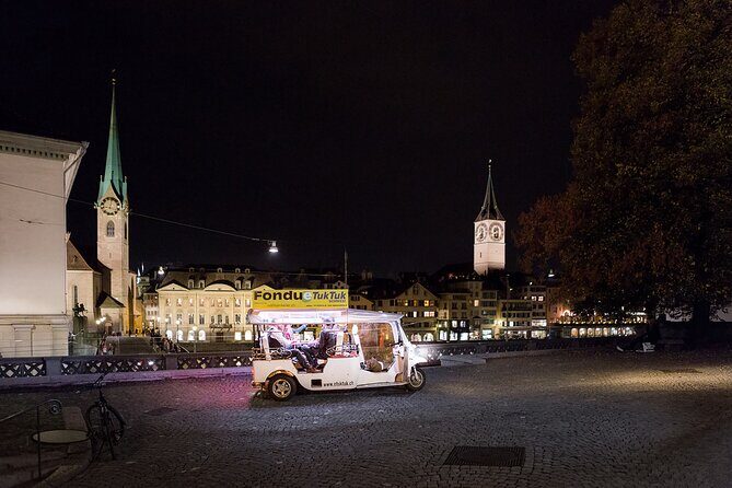 Zurich eTukTuk Private Tour - with Cheese Fondue and Wine - The Food and Drink Experience